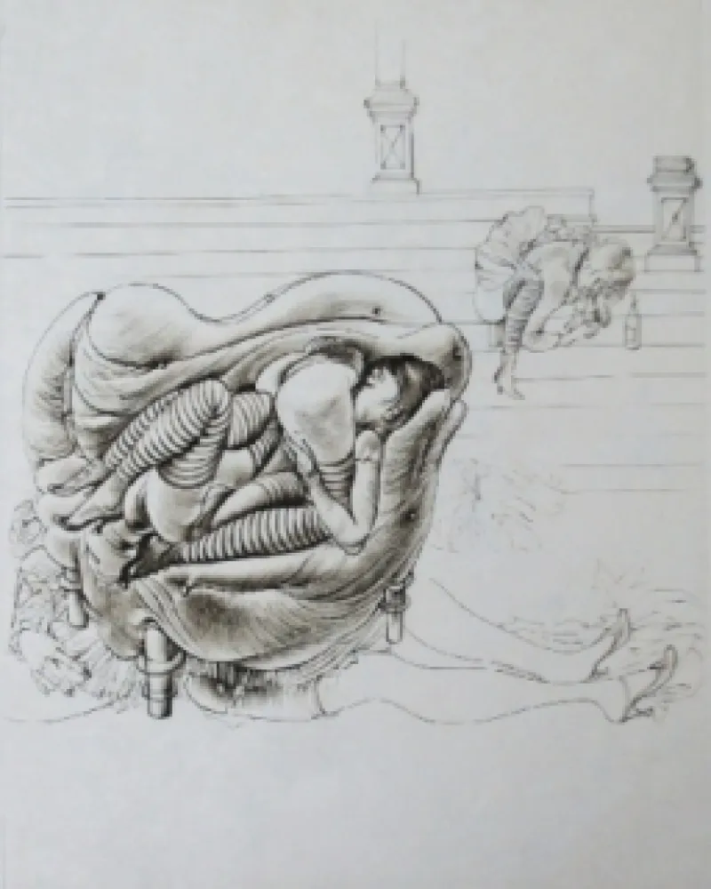 エッチングと　アクチアント Bellmer - Initiation à la sexualité