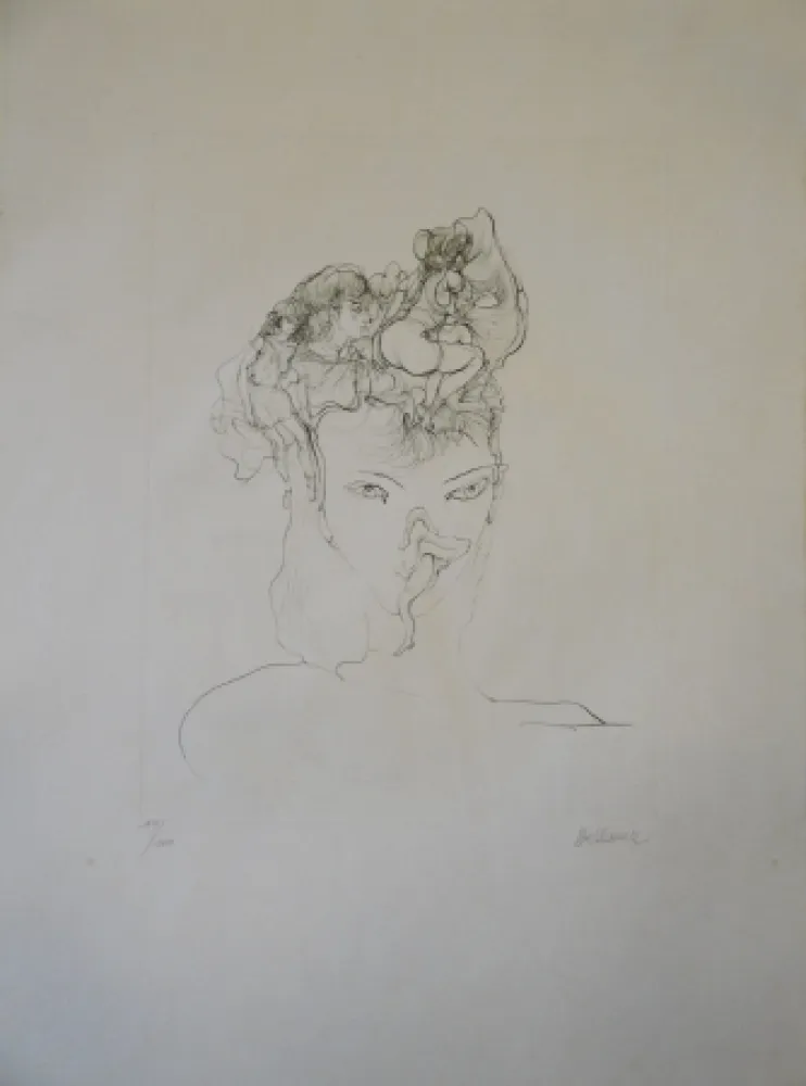 彫版 Bellmer - Jeune-fille