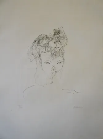 彫版 Bellmer - Jeune-fille