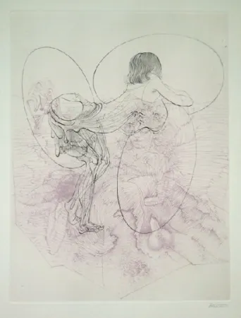 エッチングと　アクチアント Bellmer - Juliette ou les prospérités du vice