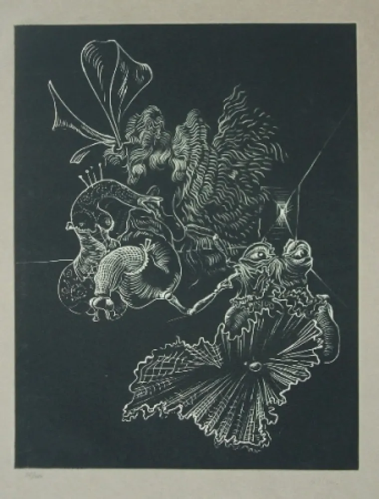 エッチング Bellmer - La demande en marriage