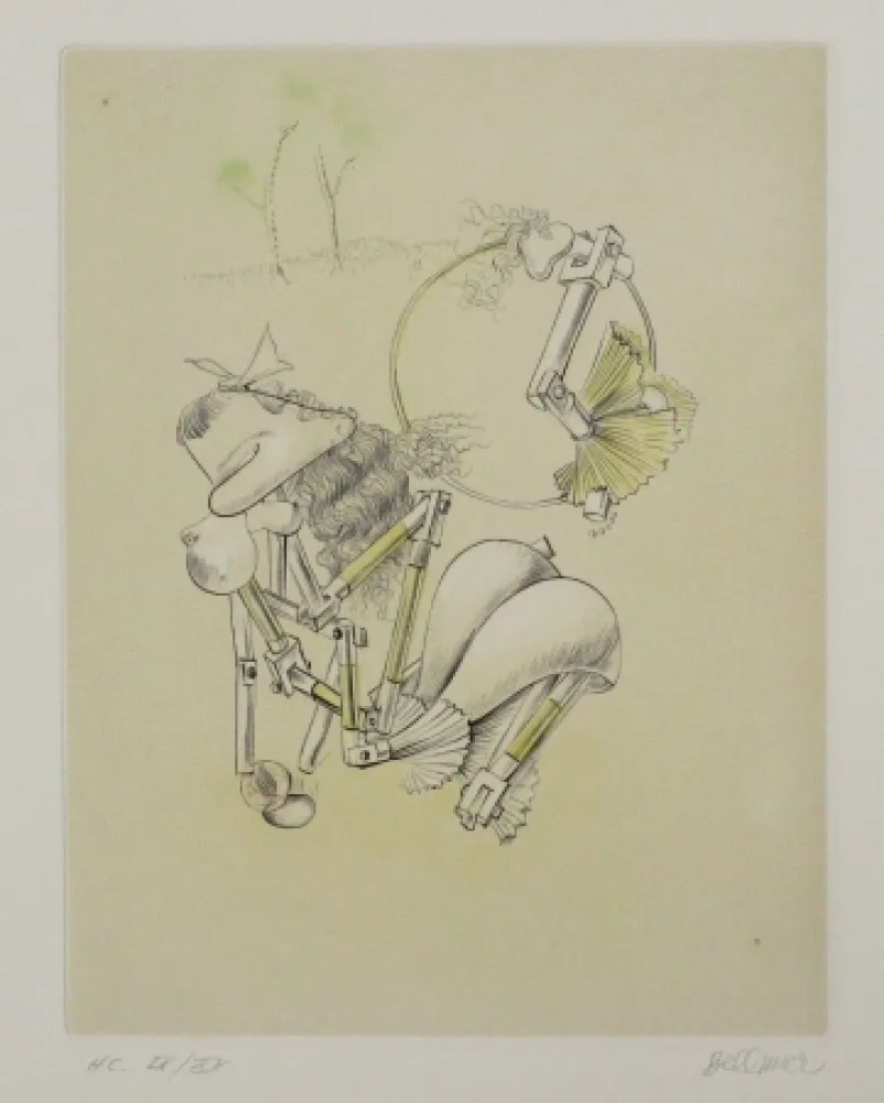 エッチングと　アクチアント Bellmer - La Mitrailleuse