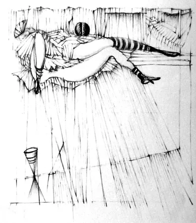 エッチング Bellmer - La toupies