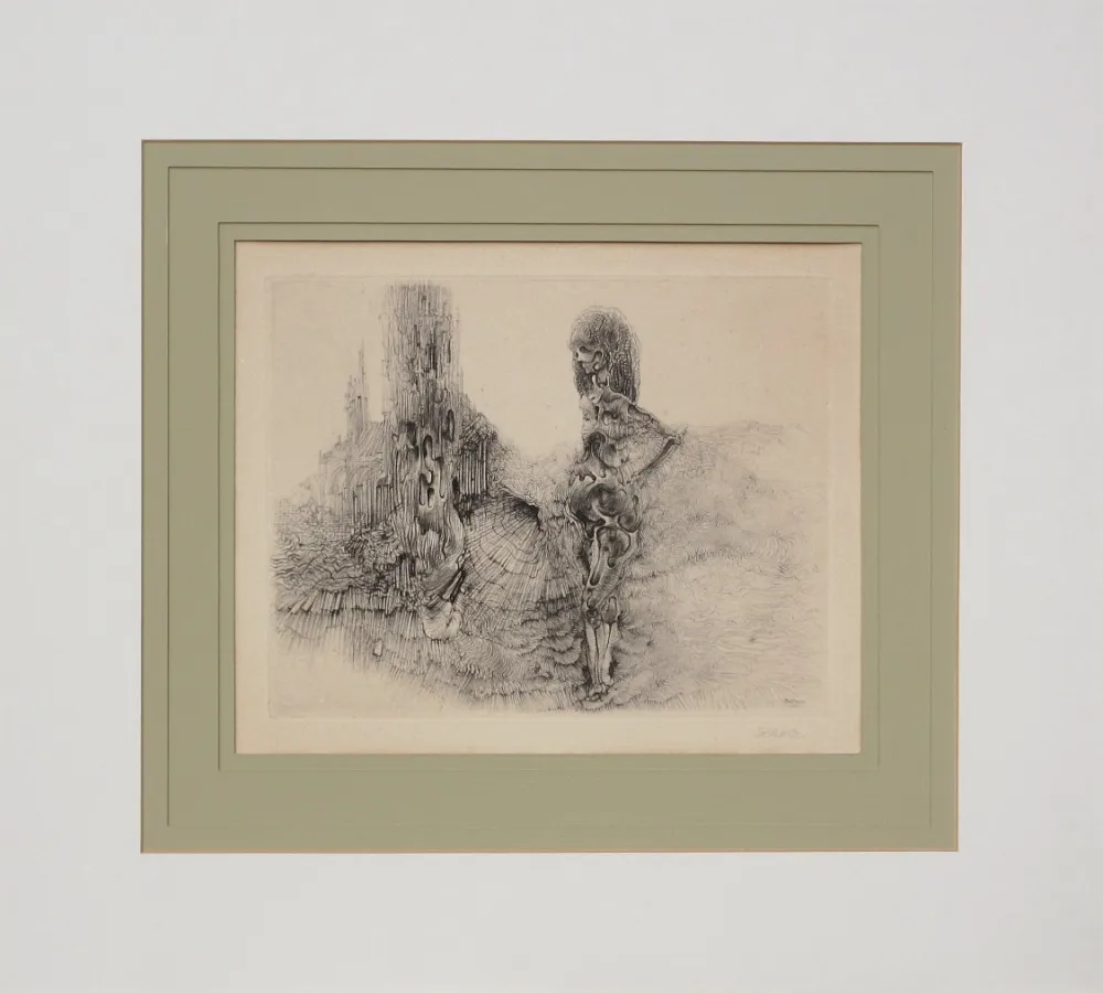 彫版 Bellmer - Le Vermoulu et le Plissé