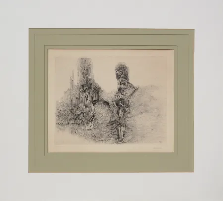 彫版 Bellmer - Le Vermoulu et le Plissé