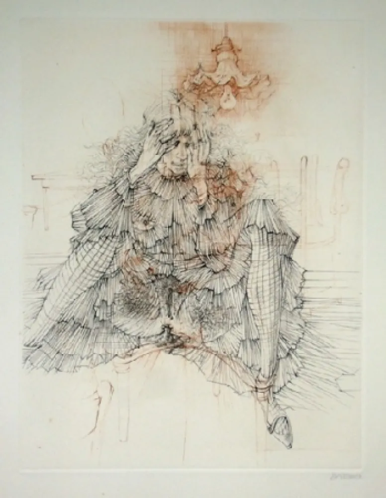 エッチングと　アクチアント Bellmer - Les Infortunes de la vertu