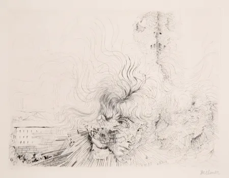 彫版 Bellmer - Les Milles en Feu 