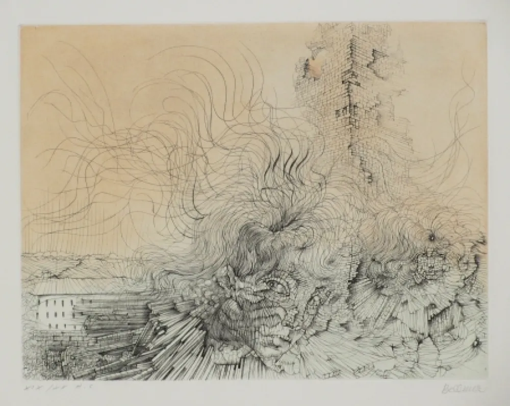 エッチングと　アクチアント Bellmer - L'incendie