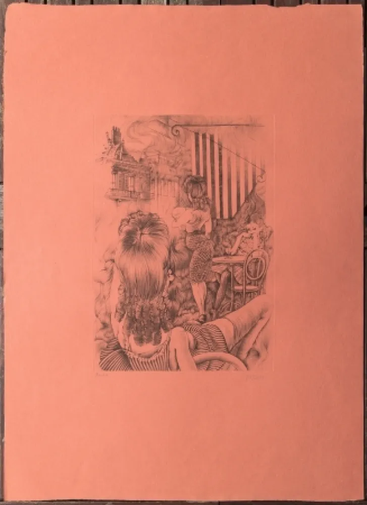 エッチング Bellmer - L'incendie