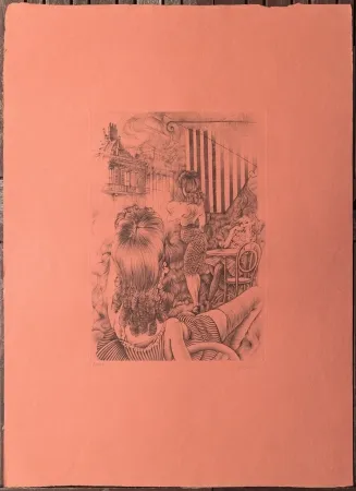 エッチング Bellmer - L'incendie