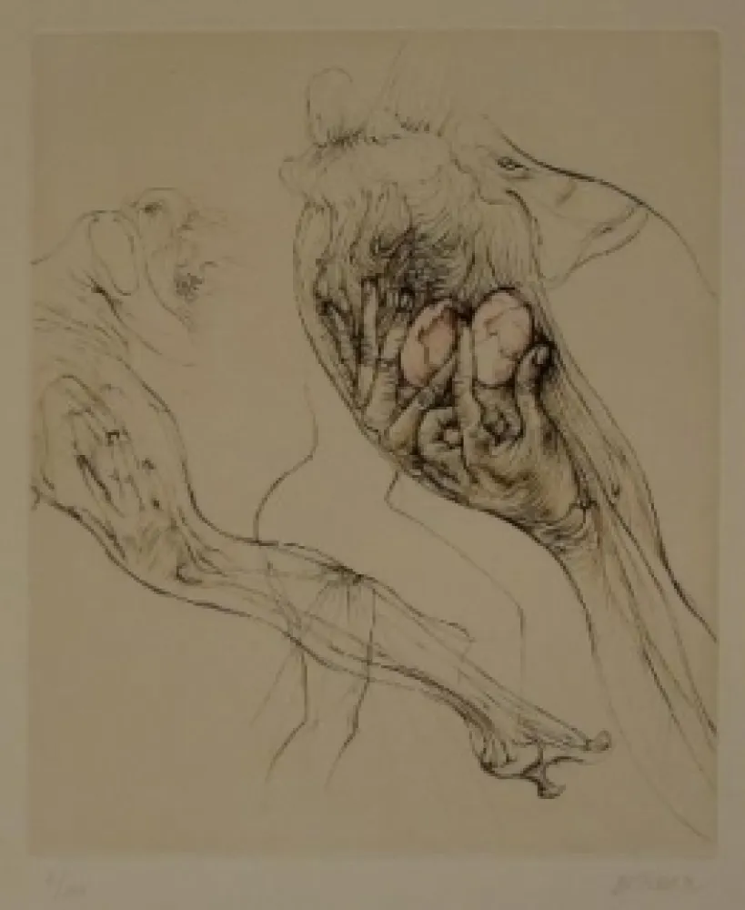 エッチング Bellmer - L'Oeuf