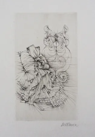 エッチングと　アクチアント Bellmer - Métamorphose (Papillon)