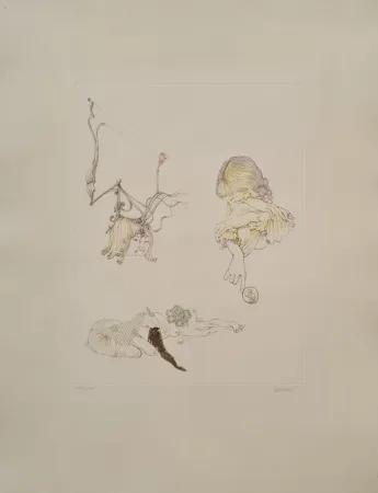 エッチングと　アクチアント Bellmer - Miroir des songes 