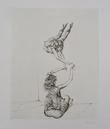 彫版 Bellmer - Miroir des songes Pl.6