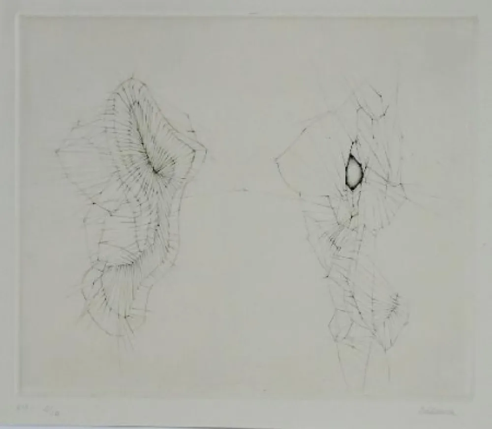 エッチングと　アクチアント Bellmer - Mon arrestation du 26 août