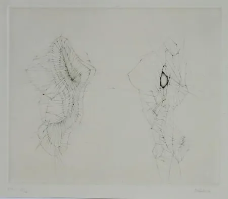 エッチングと　アクチアント Bellmer - Mon arrestation du 26 août