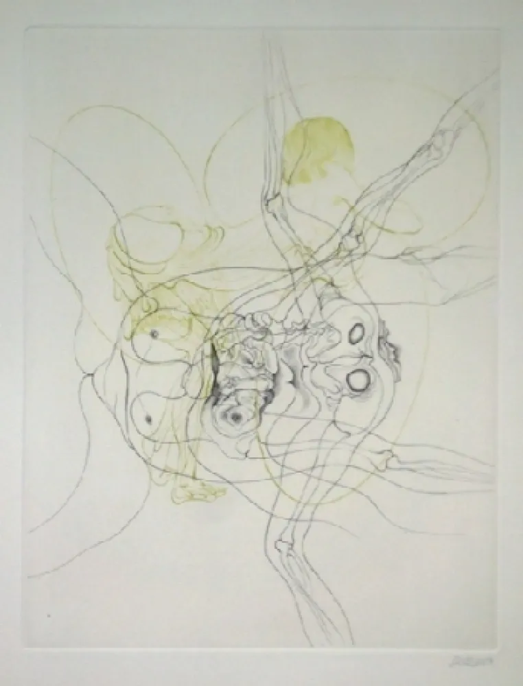 エッチングと　アクチアント Bellmer - Notes pour la nouvelle Justine