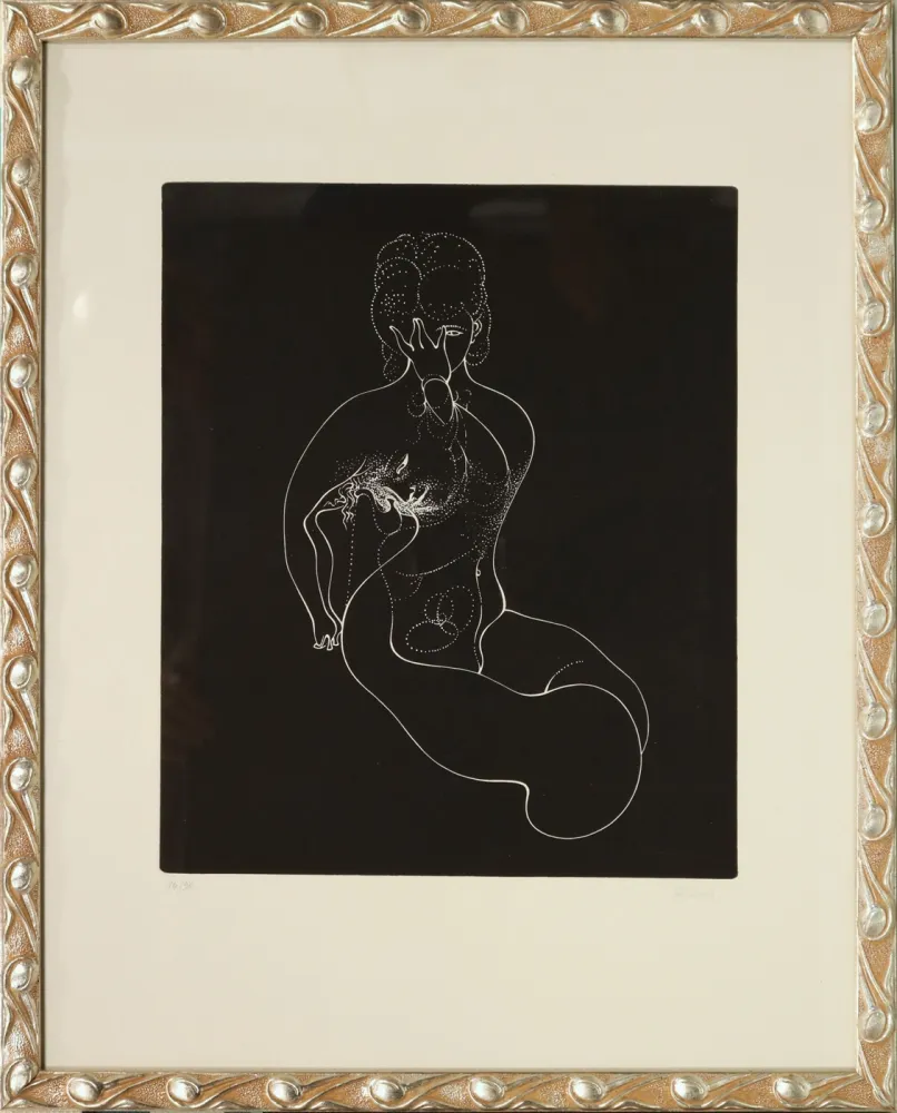 エッチング Bellmer - Nudo immobile