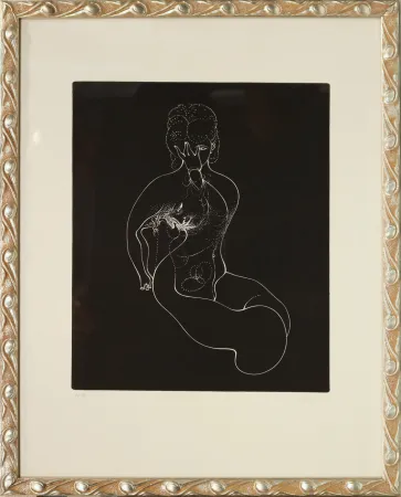 エッチング Bellmer - Nudo immobile