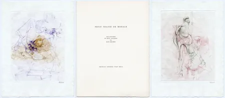挿絵入り本 Bellmer - PETIT TRAITÉ DE MORALE. 10 gravures en couleurs signées + suite signée (1968)