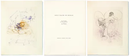 挿絵入り本 Bellmer - PETIT TRAITÉ DE MORALE. 10 gravures en couleurs signées (Visat 1968)