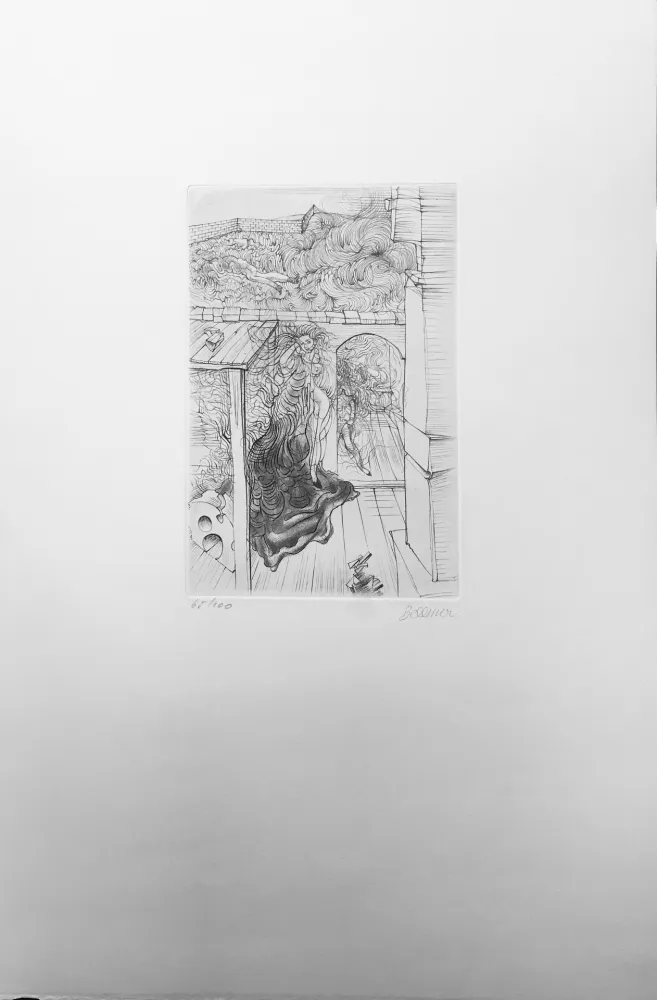 エッチング Bellmer - Retable (1971)