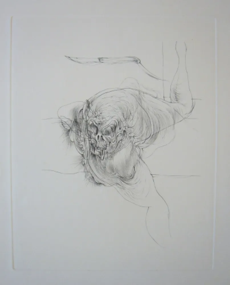 エッチング Bellmer - Sans titre