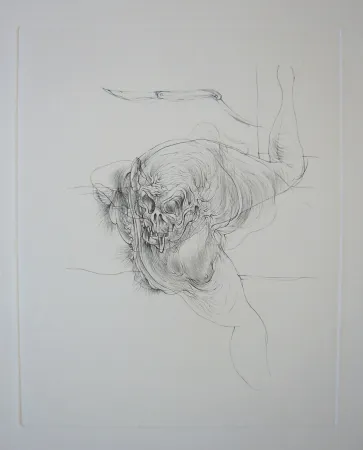 エッチング Bellmer - Sans titre