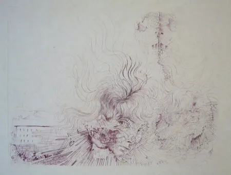 エッチング Bellmer - Sans titre