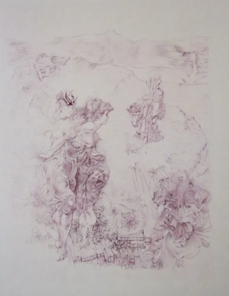 エッチング Bellmer - Sans titre