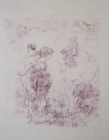 エッチング Bellmer - Sans titre