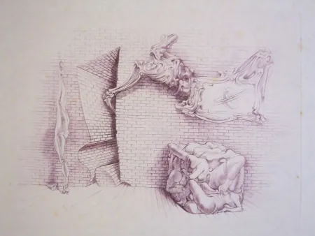 エッチング Bellmer - Sans titre