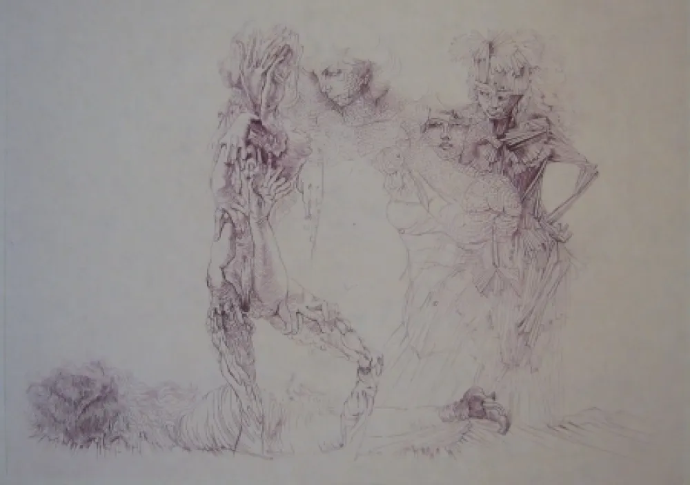 エッチングと　アクチアント Bellmer - Sans titre