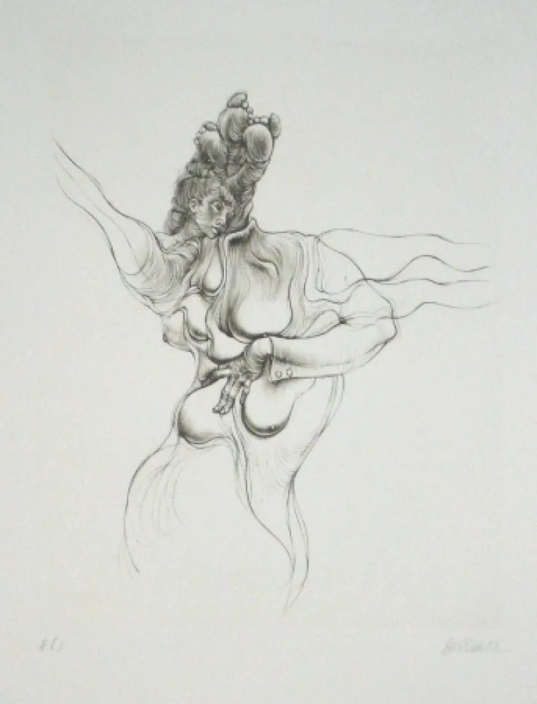 エッチングと　アクチアント Bellmer - Sans titre