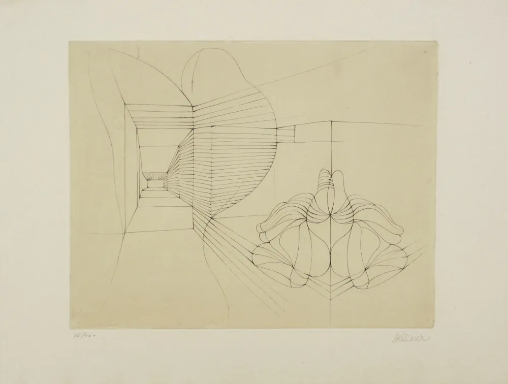 エッチングと　アクチアント Bellmer - Souterrain prénatal