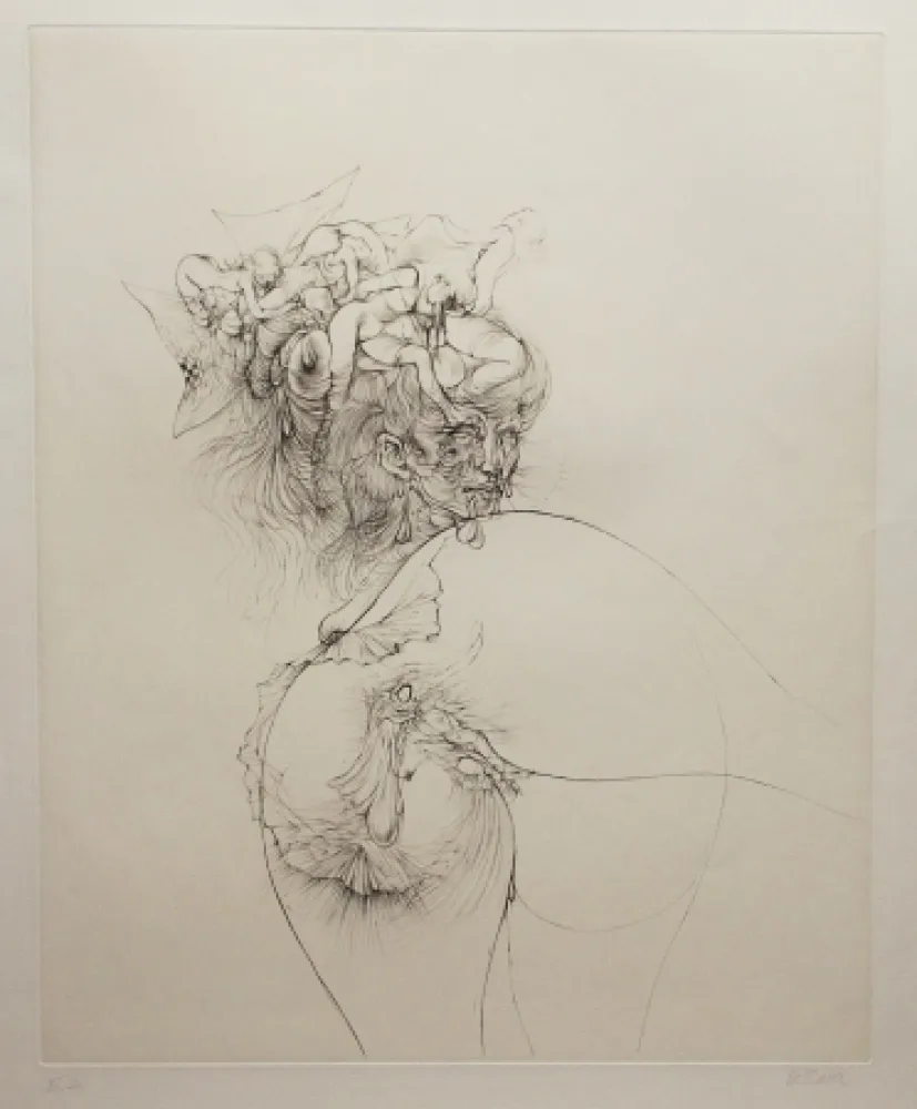 エッチングと　アクチアント Bellmer - Titre inconnu