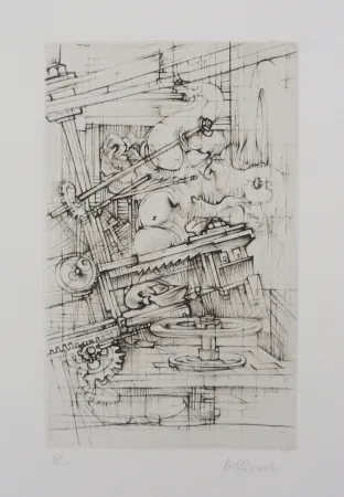 エッチングと　アクチアント Bellmer - Titre inconnu