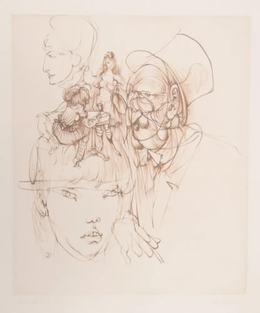 彫版 Bellmer - Untitled (from Alice in Wonderland)