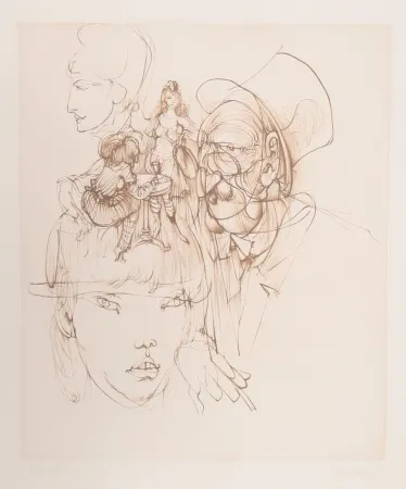 彫版 Bellmer - Untitled (from Alice in Wonderland)