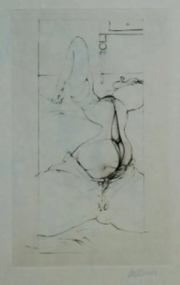 エッチング Bellmer - Variations autour de Madame Edwarda