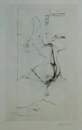 エッチング Bellmer - Variations autour de Madame Edwarda