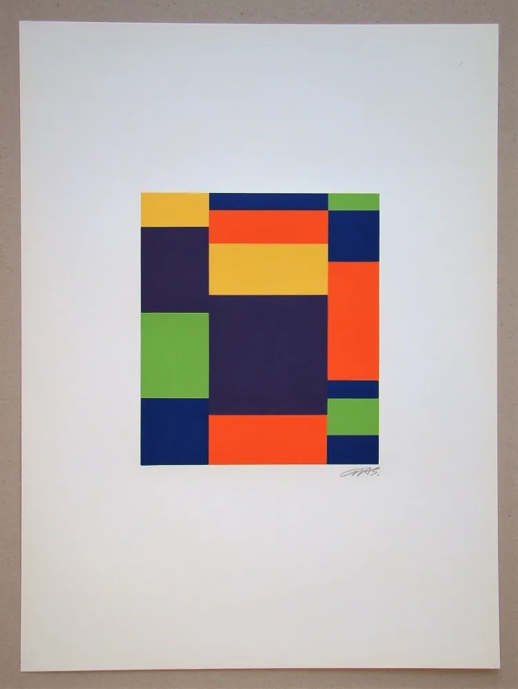 シルクスクリーン Béöthy Steiner - Composition