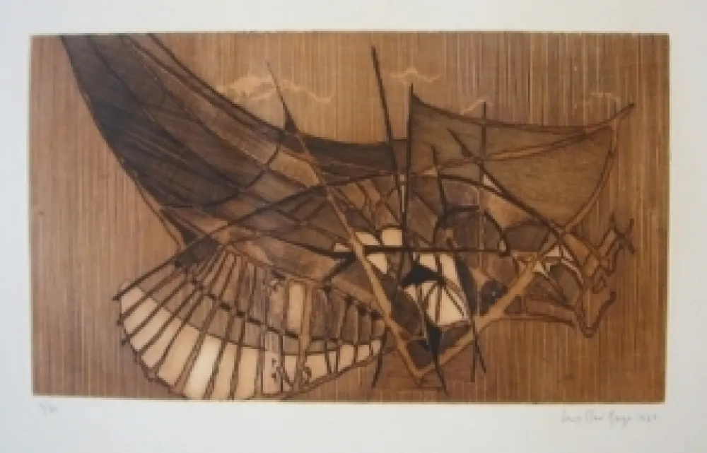 彫版 Berge - Araignée