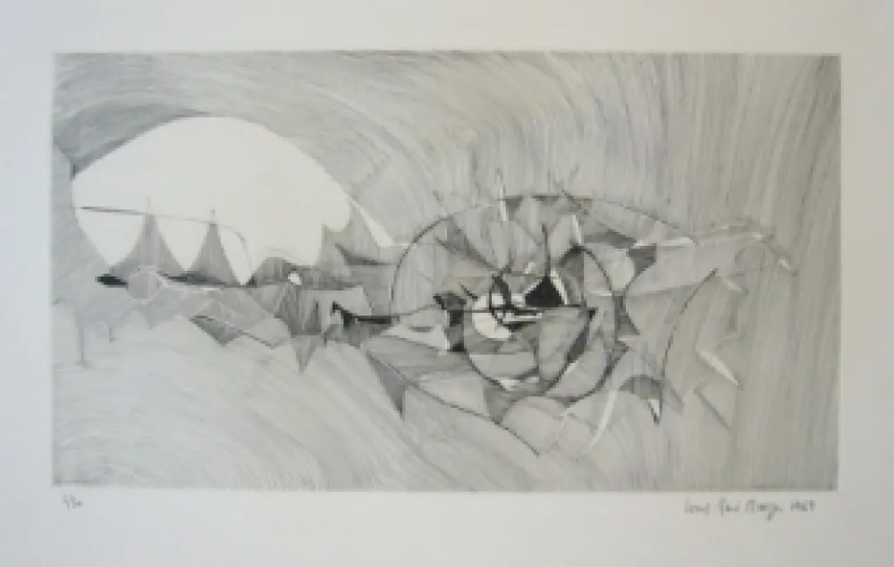 彫版 Berge - Quadrige