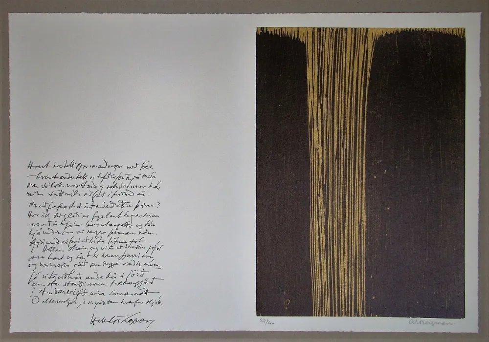 木版 Bergman - Sans titre