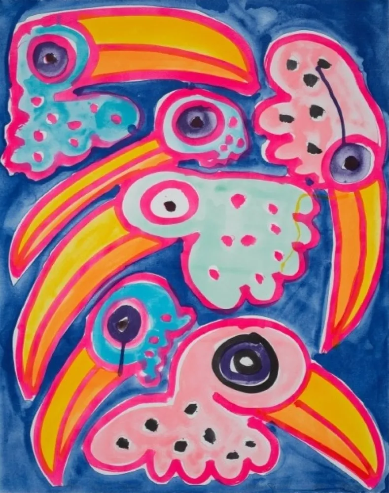 リトグラフ Bernhardt - Toco Toucan Tocano