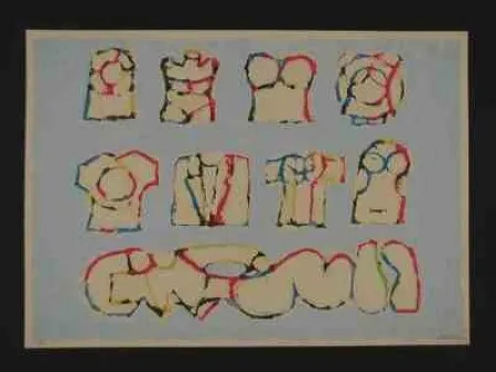 シルクスクリーン Berrocal - Sans titre