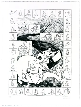 リトグラフ Berthemet - Sans 