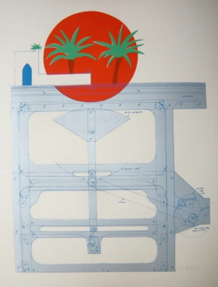 リトグラフ Bertholo - Sans titre