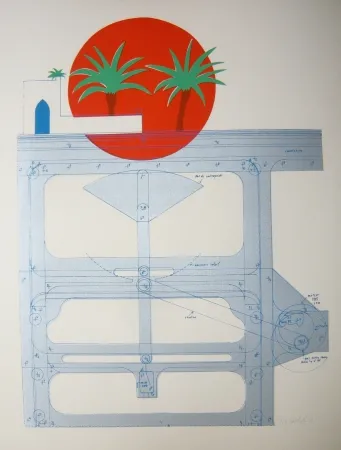 リトグラフ Bertholo - Sans titre